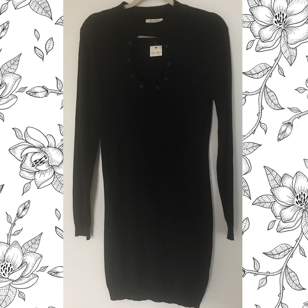 NWT! Black Sweater Dress